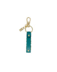 Alviero Martini Prima Classe Green Leather Keychain