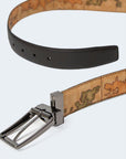 Alviero Martini Prima Classe Brown Leather Belt