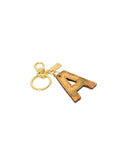 Alviero Martini Prima Classe Beige Leather Keychain