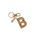 Alviero Martini Prima Classe Beige Cotton Keychain