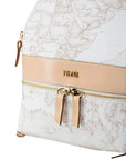 Alviero Martini Prima Classe White Synthetic Leather Backpack