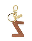 Alviero Martini Prima Classe Beige Leather Keychain