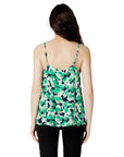 Jacqueline De Yong Green Cotton Tops & T-Shirt