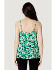 Jacqueline De Yong Green Cotton Tops & T-Shirt