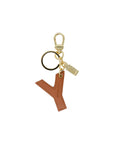 Alviero Martini Prima Classe Beige Synthetic Leather Keychain