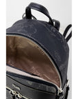 Alviero Martini Prima Classe Black Leather Backpack