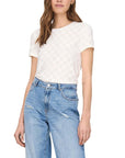 Jacqueline De Yong White Polyester Tops & T-Shirt
