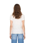 Jacqueline De Yong White Polyester Tops & T-Shirt
