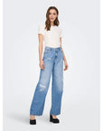 Jacqueline De Yong White Polyester Tops & T-Shirt