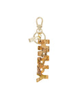 Alviero Martini Prima Classe Beige Polyester Keychain
