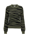Jacqueline De Yong Green Nylon Sweater