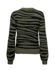 Jacqueline De Yong Green Nylon Sweater