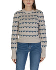 Jacqueline De Yong Turquoise Polyester Sweater