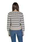 Jacqueline De Yong Turquoise Polyester Sweater