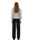 Jacqueline De Yong Beige Polyester Sweater