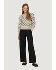 Jacqueline De Yong Beige Polyester Sweater