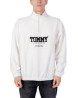 Tommy Hilfiger Jeans White Recycled Polyester Sweater