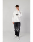 Tommy Hilfiger Jeans White Recycled Polyester Sweater