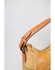 Alviero Martini Prima Classe Beige Cotton Handbag