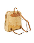 Alviero Martini Prima Classe Beige Cotton Backpack