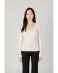 Morgan De Toi Cream Polyamide Sweater
