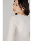 Morgan De Toi Cream Polyamide Sweater