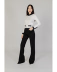 Morgan De Toi Black Polyester Jeans & Pant