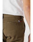 Tommy Hilfiger Jeans Green Cotton Cotton Jeans & Pant