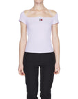 Tommy Hilfiger Jeans Purple Polyester Polyester Tops & T-Shirt