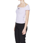 Tommy Hilfiger Jeans Purple Polyester Polyester Tops & T-Shirt