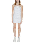 Tommy Hilfiger Jeans White Cotton Cotton Dress