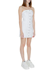 Tommy Hilfiger Jeans White Cotton Cotton Dress
