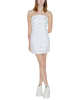 Tommy Hilfiger Jeans White Cotton Cotton Dress