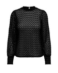 Jacqueline De Yong Black Polyester Tops & T-Shirt