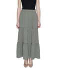 Jacqueline De Yong Green Polyester Skirt
