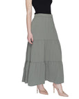 Jacqueline De Yong Green Polyester Skirt