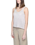 Jacqueline De Yong Beige Cotton Cotton Tops & T-Shirt