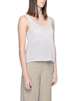 Jacqueline De Yong Beige Cotton Cotton Tops & T-Shirt