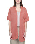 Jacqueline De Yong Red Cotton Cotton Cardigan