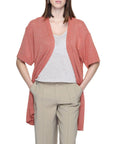 Jacqueline De Yong Red Cotton Cotton Cardigan