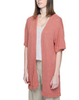 Jacqueline De Yong Red Cotton Cotton Cardigan