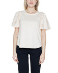 Jacqueline De Yong White Cotton Tops & T-Shirt