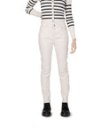 Morgan De Toi Beige Cotton Jeans & Pant