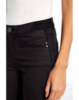 Morgan De Toi Black Cotton Jeans & Pant