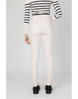 Morgan De Toi Beige Cotton Jeans & Pant