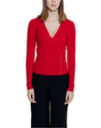 Morgan De Toi Red Viscose Tops & T-Shirt