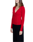 Morgan De Toi Red Viscose Tops & T-Shirt
