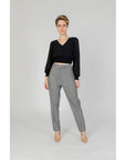 Morgan De Toi Black Polyester Jeans & Pant