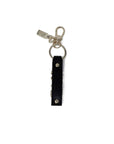Alviero Martini Prima Classe Black Leather Keychain