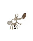 Alviero Martini Prima Classe Gold Zinc Keychain